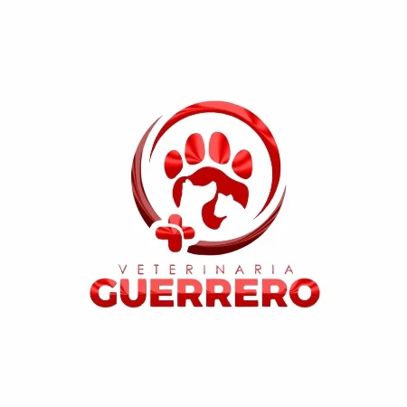 logo de veterinaria guerrero para perfil de redes sociales